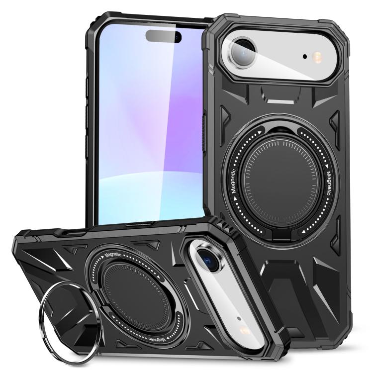 Capa magnética MagSafe anti-impactos com suporte de anel, para iPhone 17 Pro Max, para iPhone 17 Pro, para iPhone 17, para iPhone Air, para iPhone 16 Pro Max, para iPhone 16 Pro