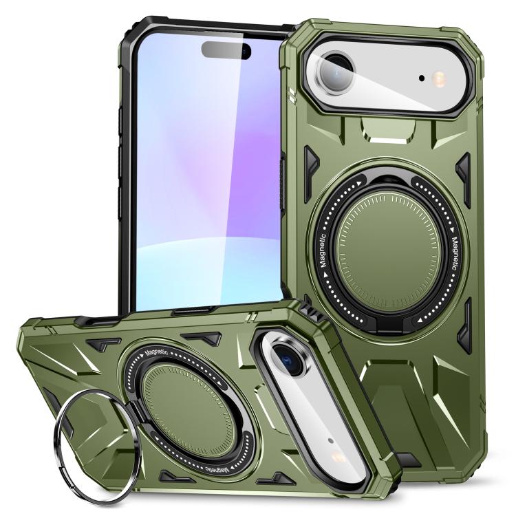 Capa magnética MagSafe anti-impactos com suporte de anel, para iPhone 17 Pro Max, para iPhone 17 Pro, para iPhone 17, para iPhone Air, para iPhone 16 Pro Max, para iPhone 16 Pro