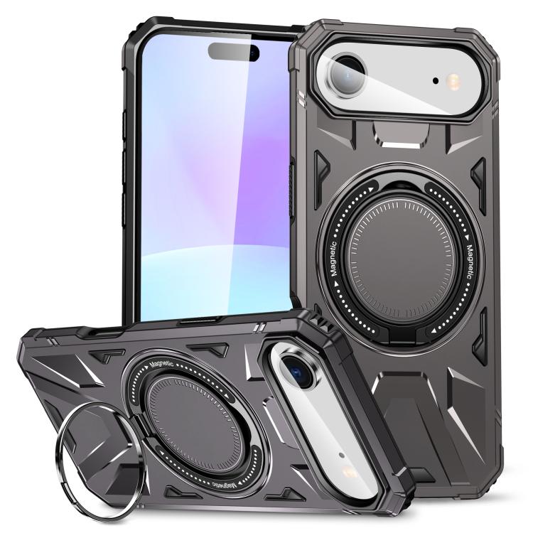 Capa magnética MagSafe anti-impactos com suporte de anel, para iPhone 17 Pro Max, para iPhone 17 Pro, para iPhone 17, para iPhone Air, para iPhone 16 Pro Max, para iPhone 16 Pro