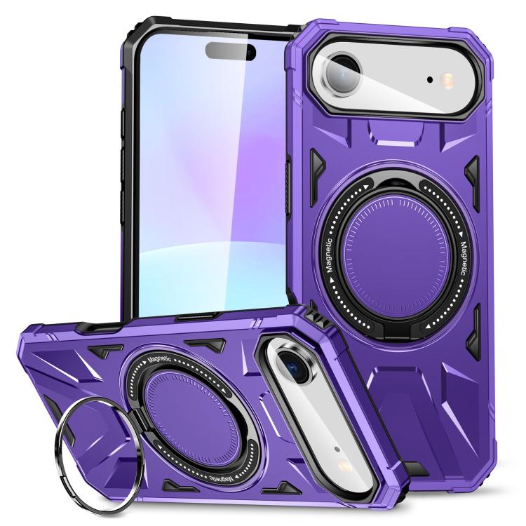 Capa magnética MagSafe anti-impactos com suporte de anel, para iPhone 17 Pro Max, para iPhone 17 Pro, para iPhone 17, para iPhone Air, para iPhone 16 Pro Max, para iPhone 16 Pro