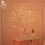36 LEDs Pearl Tree Copper Wire Table Lamp Creative Decoration Touch Control Night Light (Warm White Light), 36 LEDs Warm White, 36 LEDs Pink Light, 108 LEDs Warm White, 108 LEDs Pink Light, 108 LEDs White Light, 108 LEDs Colorful Light, 48 LEDs Warm Wh...