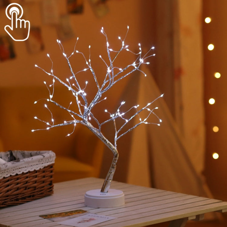 36 LEDs Pearl Tree Copper Wire Table Lamp Creative Decoration Touch Control Night Light (Warm White Light), 36 LEDs Warm White, 36 LEDs Pink Light, 108 LEDs Warm White, 108 LEDs Pink Light, 108 LEDs White Light, 108 LEDs Colorful Light, 48 LEDs Warm Wh...