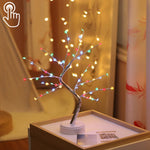 36 LEDs Pearl Tree Copper Wire Table Lamp Creative Decoration Touch Control Night Light (Warm White Light), 36 LEDs Warm White, 36 LEDs Pink Light, 108 LEDs Warm White, 108 LEDs Pink Light, 108 LEDs White Light, 108 LEDs Colorful Light, 48 LEDs Warm Wh...