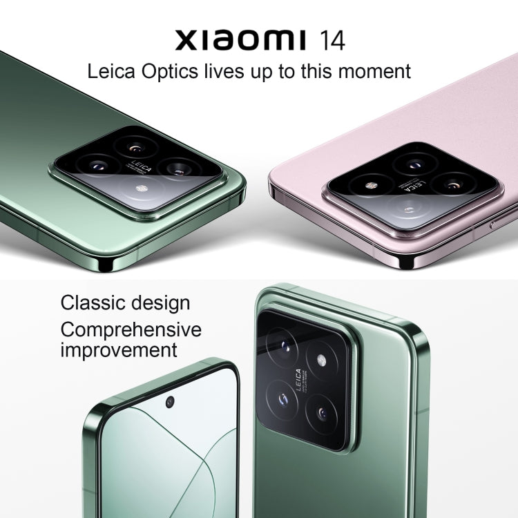 Xiaomi 14, 6,36 polegadas Xiaomi HyperOS Snapdragon 8 Gen 3 Octa Core 4nm até 3,3GHz, NFC, Rede: 5G, 12GB+256GB, 16GB+512GB, 16GB+1TB