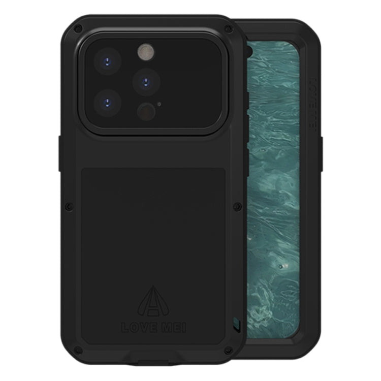 Capa metálica LOVE MEI anti-impactos, à prova de água e poeira, para iPhone 17 Pro Max, para iPhone 17 Pro, para iPhone 17, para iPhone 16 Pro Max, para iPhone 16 Pro, para iPhone 16, para iPhone 15 Pro Max, para iPhone 15 Pro
