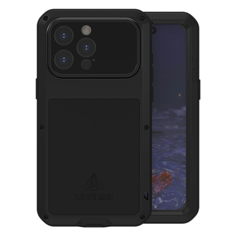 Capa metálica LOVE MEI anti-impactos, à prova de água e poeira, para iPhone 17 Pro Max, para iPhone 17 Pro, para iPhone 17, para iPhone 16 Pro Max, para iPhone 16 Pro, para iPhone 16, para iPhone 15 Pro Max, para iPhone 15 Pro