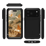 Capa metálica LOVE MEI anti-impactos, à prova de água e poeira, para iPhone 17 Pro Max, para iPhone 17 Pro, para iPhone 17, para iPhone 16 Pro Max, para iPhone 16 Pro, para iPhone 16, para iPhone 15 Pro Max, para iPhone 15 Pro