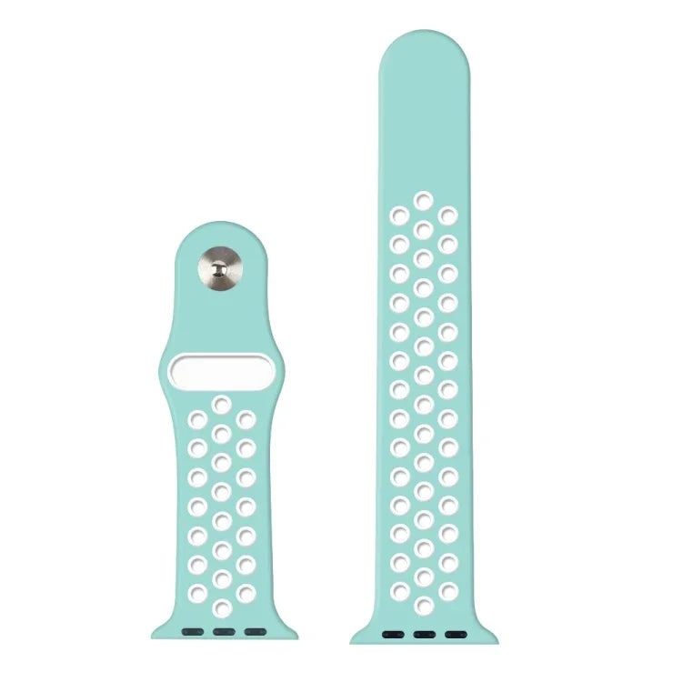 Correia de Relógio Desportiva em Silicone Edição Standard, Para Apple Watch Series 7 41mm / 6 & SE & 5 & 4 40mm / 3 & 2 & 1 38mm, Para Apple Watch Ultra 49mm / Series 8 & 7 45mm / SE 2 & 6 & SE & 5 & 4 44mm / 3 & 2 & 1 42mm
