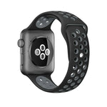 Correia de Relógio Desportiva em Silicone Edição Standard, Para Apple Watch Series 7 41mm / 6 & SE & 5 & 4 40mm / 3 & 2 & 1 38mm, Para Apple Watch Ultra 49mm / Series 8 & 7 45mm / SE 2 & 6 & SE & 5 & 4 44mm / 3 & 2 & 1 42mm
