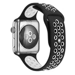 Correia de Relógio Desportiva em Silicone Edição Standard, Para Apple Watch Series 7 41mm / 6 & SE & 5 & 4 40mm / 3 & 2 & 1 38mm, Para Apple Watch Ultra 49mm / Series 8 & 7 45mm / SE 2 & 6 & SE & 5 & 4 44mm / 3 & 2 & 1 42mm