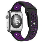Correia de Relógio Desportiva em Silicone Edição Standard, Para Apple Watch Series 7 41mm / 6 & SE & 5 & 4 40mm / 3 & 2 & 1 38mm, Para Apple Watch Ultra 49mm / Series 8 & 7 45mm / SE 2 & 6 & SE & 5 & 4 44mm / 3 & 2 & 1 42mm