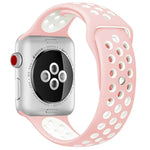 Correia de Relógio Desportiva em Silicone Edição Standard, Para Apple Watch Series 7 41mm / 6 & SE & 5 & 4 40mm / 3 & 2 & 1 38mm, Para Apple Watch Ultra 49mm / Series 8 & 7 45mm / SE 2 & 6 & SE & 5 & 4 44mm / 3 & 2 & 1 42mm