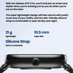 Zeblaze GTS 3 Pro IP68 Relógio Inteligente Fitness HD 1.97 polegadas