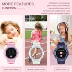 HT19 Relógio Inteligente Infantil IP68 Ecrã Redondo 1.2 polegadas, Suporta Monitorização do Sono