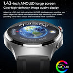 MT200 Relógio Inteligente AMOLED IP67 1.43 polegadas com Chamada, Suporta ECG/Temperatura Corporal/Monitorização de Glicose no Sangue