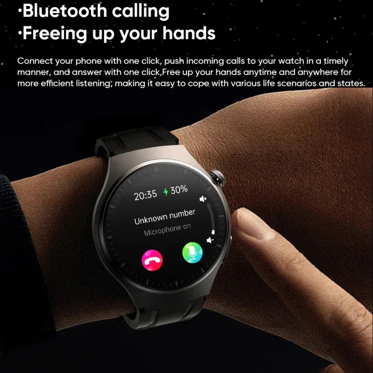 MT200 Relógio Inteligente AMOLED IP67 1.43 polegadas com Chamada, Suporta ECG/Temperatura Corporal/Monitorização de Glicose no Sangue