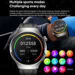 MT200 Relógio Inteligente AMOLED IP67 1.43 polegadas com Chamada, Suporta ECG/Temperatura Corporal/Monitorização de Glicose no Sangue