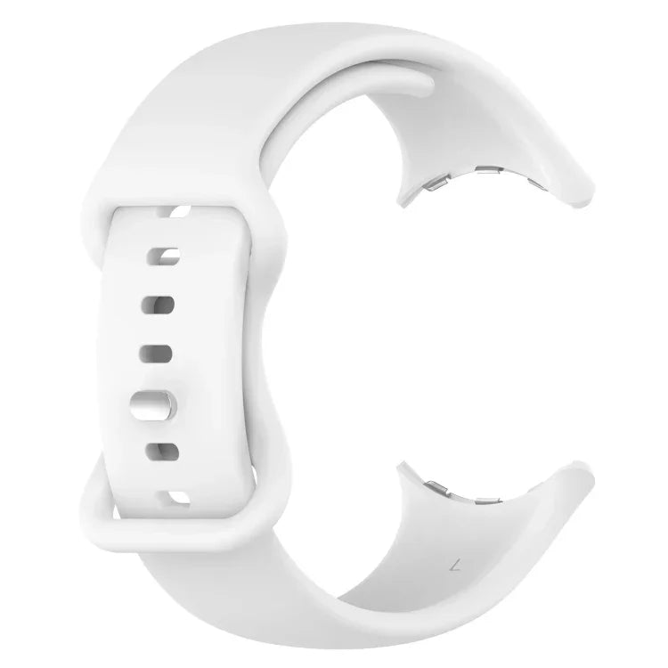 Correia de Relógio em Silicone de Cor Sólida para Google Pixel Watch 4 / 3 / 2 / 1 41mm, Tamanho S, Tamanho L