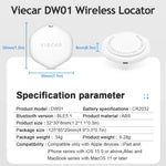 Rastreador de Localização Sem Fios Anti-perda para Chave de Carro VIECAR DW01, VIECAR DW01