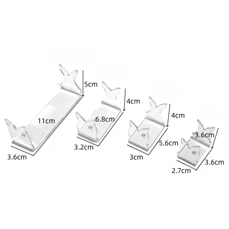 YX061 Suportes de Exposição para Iscos de Pesca, Conjunto de 4 Peças, YX061
