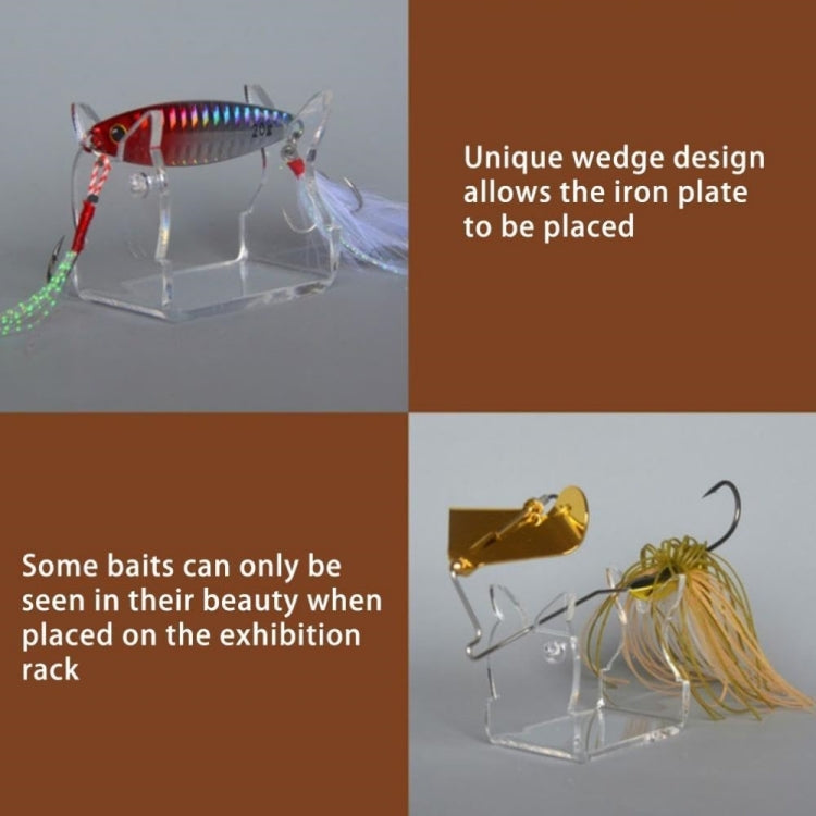 YX061 Suportes de Exposição para Iscos de Pesca, Conjunto de 4 Peças, YX061