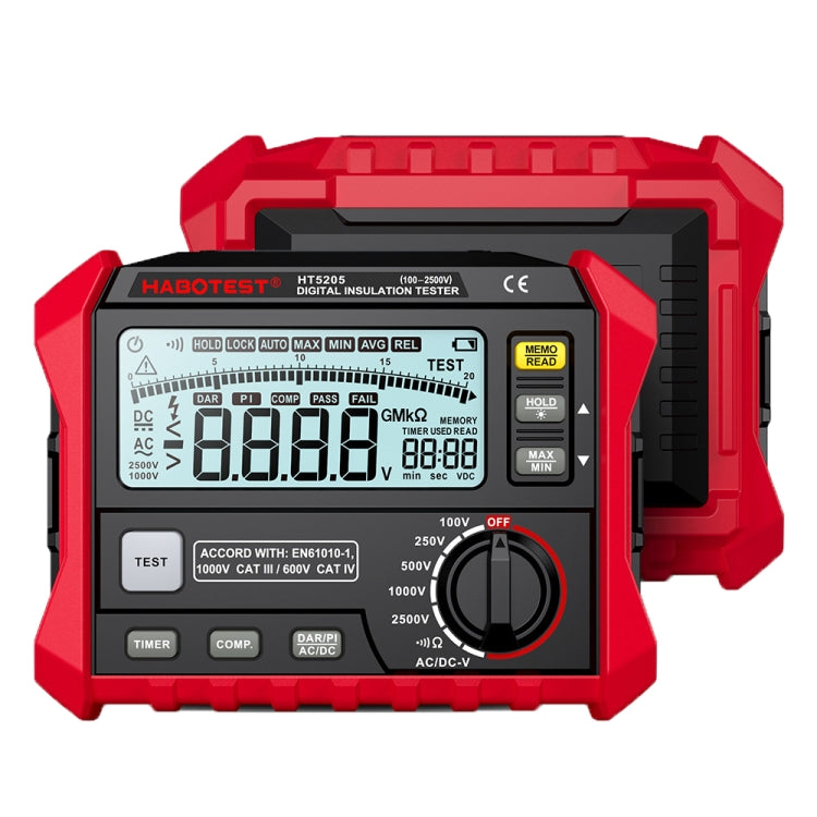 Testador de Resistência de Isolamento HABOTEST HT5205, HT5205