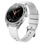 V66 1.28inch BT5.0 Smart Watch Support Heart Rate/ Sleep Detection, Silicone Strap