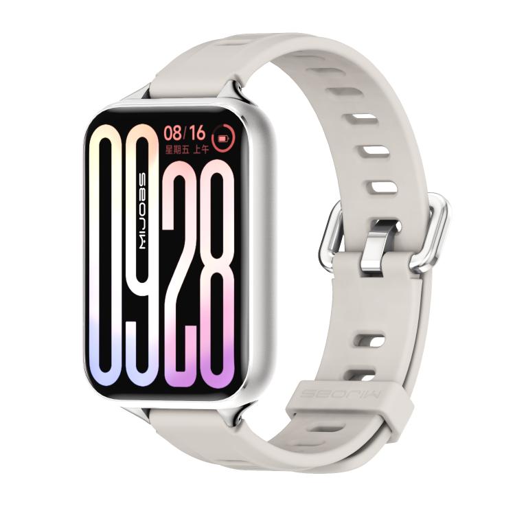 Mijobs Flat Hole Breathable Silicone Watch Band, For Xiaomi Band 10 Pro / Redmi Watch 6 / 5