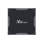 X96 max+ Caixa Smart TV 4K com Comando à Distância, Android 9.0, Amlogic S905X3 Quad-Core Cortex-A55, 2GB+16GB, Suporta LAN, AV, WiFi 2.4G/5G, 2x USB, Cartão TF, Plugue UE, Plugue UK, Plugue AU