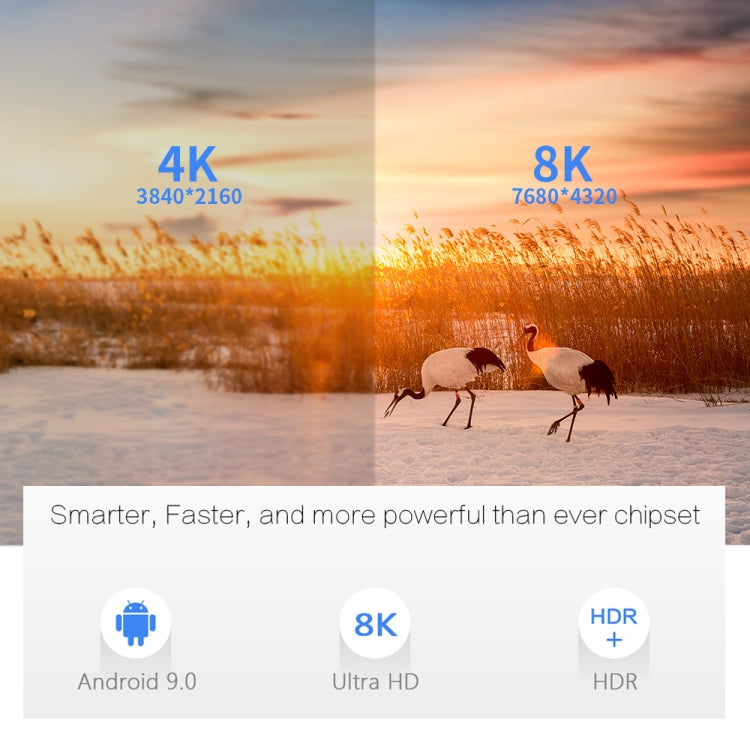 X96 max+ Caixa Smart TV 4K com Comando à Distância, Android 9.0, Amlogic S905X3 Quad-Core Cortex-A55, 2GB+16GB, Suporta LAN, AV, WiFi 2.4G/5G, 2x USB, Cartão TF, Plugue UE, Plugue UK, Plugue AU