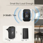 C303B Campainha Sem Fios Doméstica Um para Um Com Controlo Remoto e Ecrã Digital de Temperatura Pager para Idosos, Ficha EUA, Ficha UE, Ficha UK
