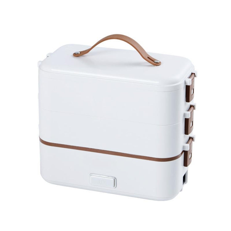 Forno Micro-ondas Multifuncional com Caixa Elétrica para Cozinhar, Caixa Elétrica para Almoço, Branco Camada Única, Branco Dupla Camada, Três Camadas em Branco