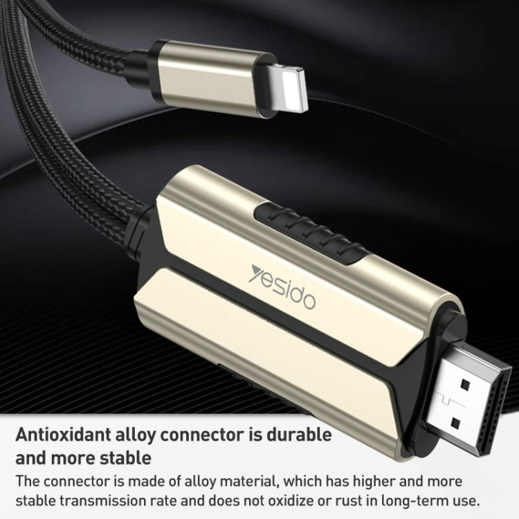 Cabo Adaptador Yesido HM13 2m 8 Pinos para HDMI 1080P HDTV, HM13