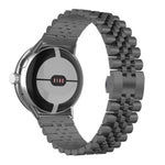 Correia de Relógio em Metal de Aço Inoxidável com Sete Contas, Para Google Pixel Watch 4 / 3 / 2 / 1 41mm