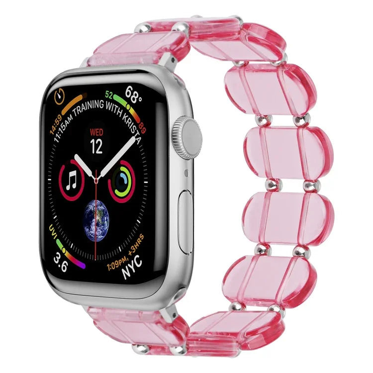 Correia de Relógio em Resina Elástica, Para Apple Watch SE 2023 44mm, Para Apple Watch SE 2023 40mm, Para Apple Watch Ultra 2 49mm, Para Apple Watch Series 9 45mm, Para Apple Watch Series 9 41mm, Para Apple Watch Ultra 49mm