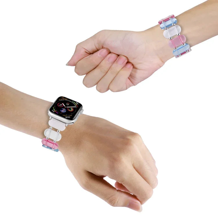 Bracelete de Resina Elástica, Para Apple Watch 42mm, Para Apple Watch 38mm