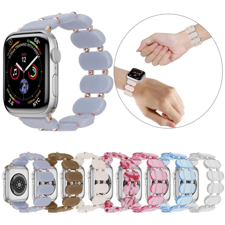 Bracelete de Resina Elástica, Para Apple Watch 42mm, Para Apple Watch 38mm