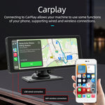 B5303R 10.26 inch Portable Car MP5 Player Built-in Driving Recorder Support CarPlay / Android Auto, with 64GB Memory Card, B5303R