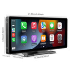 Leitor MP5 Portátil para Carro de 10,26 polegadas B5303 Suporta CarPlay / Android Auto, B5303