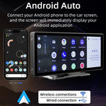 Leitor MP5 Portátil para Carro de 10,26 polegadas B5303 Suporta CarPlay / Android Auto, B5303
