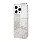 Capa de telemóvel eletroplatinada com pó de glitter em gradiente, para iPhone 16 Pro, para iPhone 16 Plus, para iPhone 16, para iPhone 15 Pro Max, para iPhone 15 Pro, para iPhone 15 Plus
