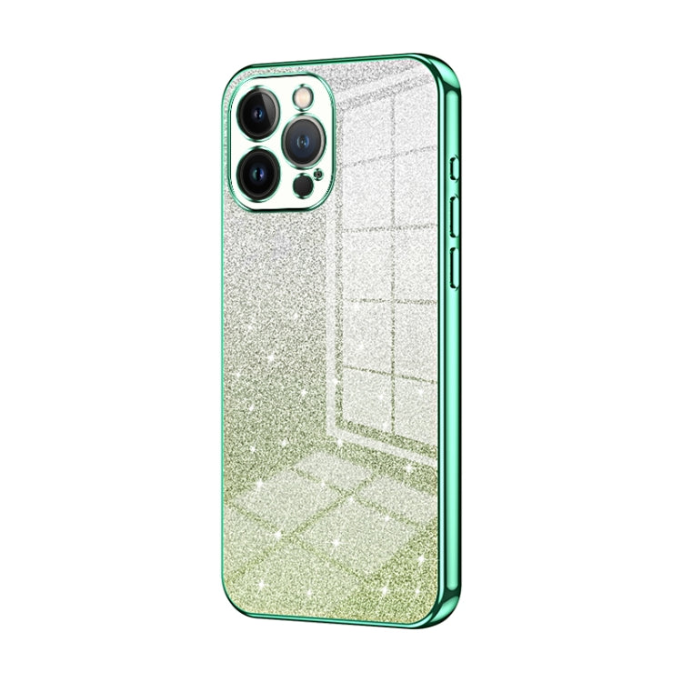 Capa de Telemóvel Electroplated com Pó de Glitter em Degradé, Para iPhone 11 Pro Max, Para iPhone 11, Para iPhone 11 Pro, Para iPhone X / XS, Para iPhone XR, Para iPhone XS Max