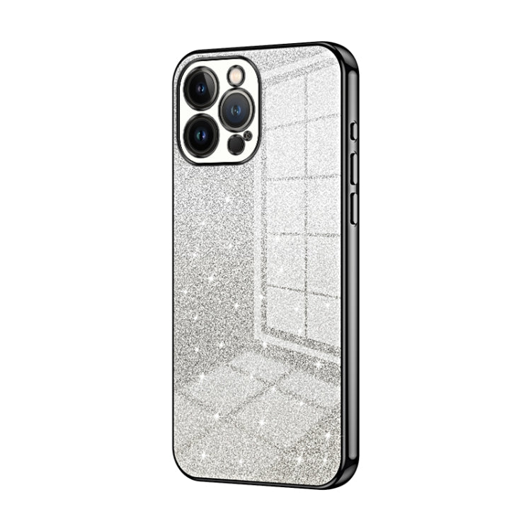 Capa de Telemóvel Electroplated com Pó de Glitter em Degradé, Para iPhone 11 Pro Max, Para iPhone 11, Para iPhone 11 Pro, Para iPhone X / XS, Para iPhone XR, Para iPhone XS Max