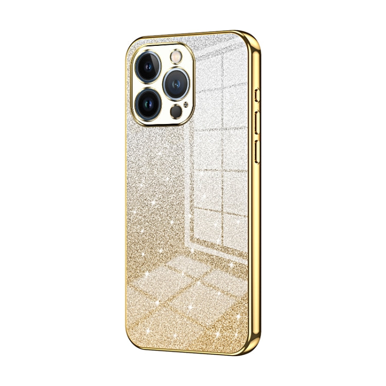 Capa de Telemóvel Electroplated com Pó de Glitter em Degradé, Para iPhone 11 Pro Max, Para iPhone 11, Para iPhone 11 Pro, Para iPhone X / XS, Para iPhone XR, Para iPhone XS Max