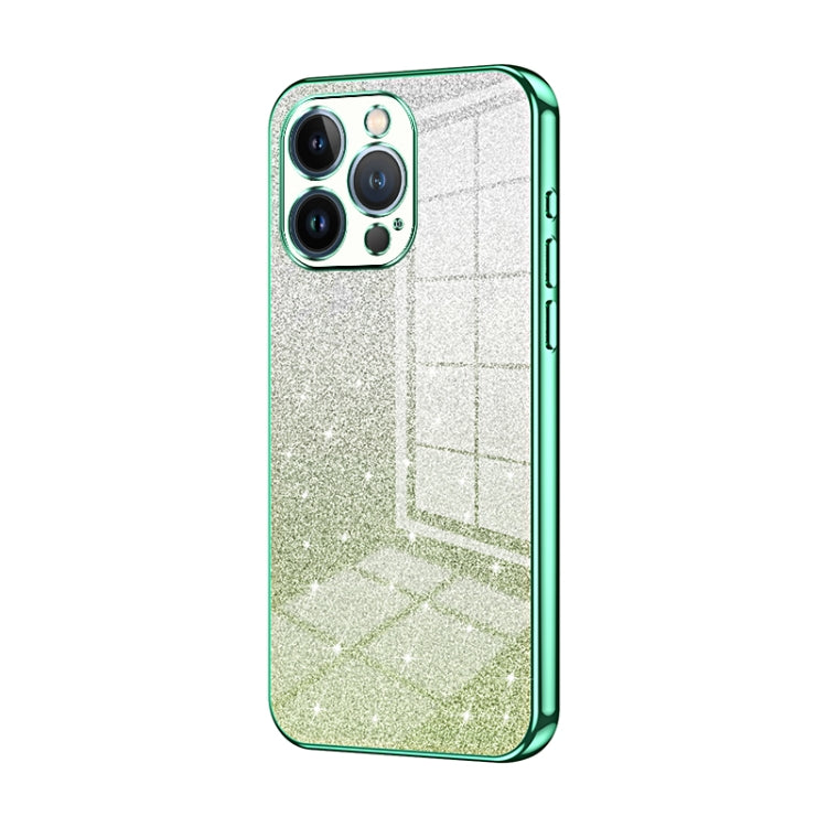 Capa de Telemóvel Electroplated com Pó de Glitter em Degradé, Para iPhone 11 Pro Max, Para iPhone 11, Para iPhone 11 Pro, Para iPhone X / XS, Para iPhone XR, Para iPhone XS Max