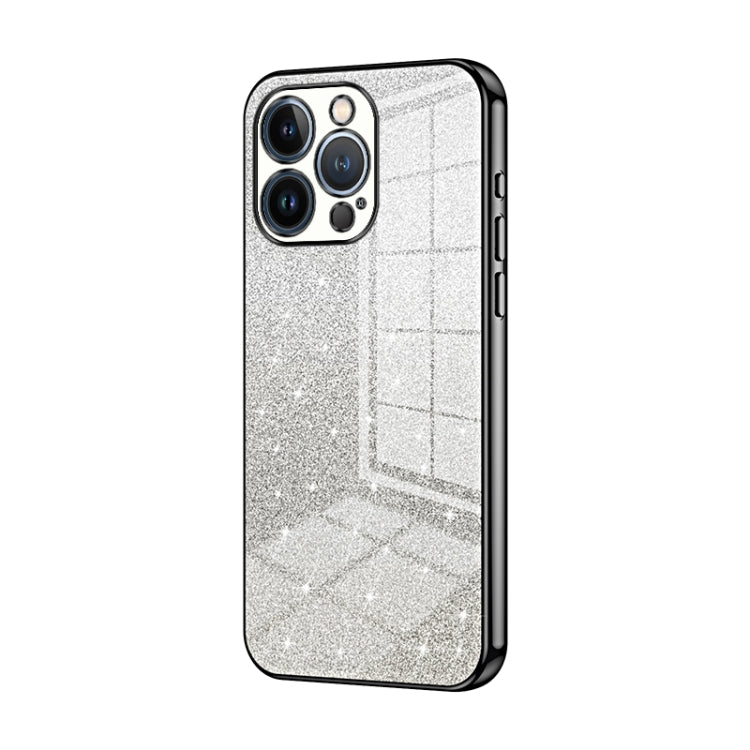 Capa de Telemóvel Electroplated com Pó de Glitter em Degradé, Para iPhone 11 Pro Max, Para iPhone 11, Para iPhone 11 Pro, Para iPhone X / XS, Para iPhone XR, Para iPhone XS Max