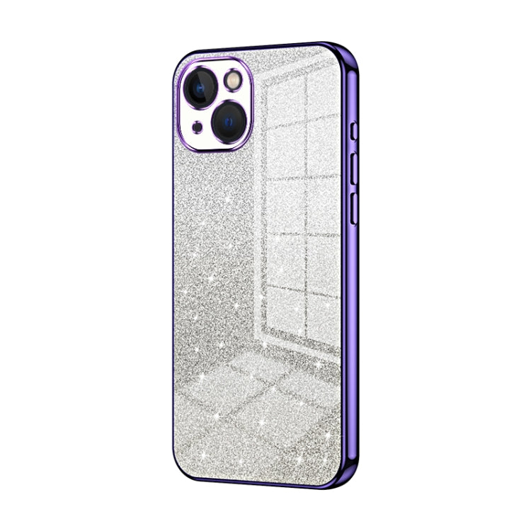Capa de Telemóvel Electroplated com Pó de Glitter em Degradé, Para iPhone 11 Pro Max, Para iPhone 11, Para iPhone 11 Pro, Para iPhone X / XS, Para iPhone XR, Para iPhone XS Max