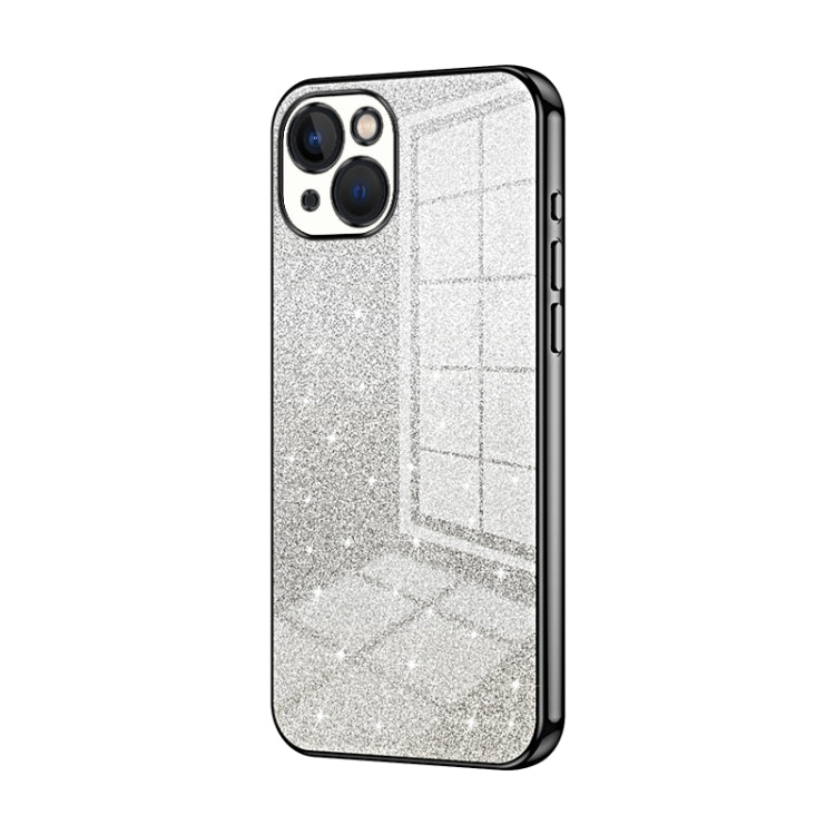 Capa de Telemóvel Electroplated com Pó de Glitter em Degradé, Para iPhone 11 Pro Max, Para iPhone 11, Para iPhone 11 Pro, Para iPhone X / XS, Para iPhone XR, Para iPhone XS Max