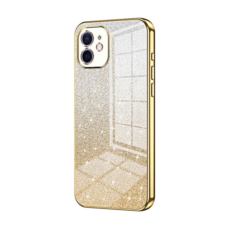 Capa de Telemóvel Electroplated com Pó de Glitter em Degradé, Para iPhone 11 Pro Max, Para iPhone 11, Para iPhone 11 Pro, Para iPhone X / XS, Para iPhone XR, Para iPhone XS Max