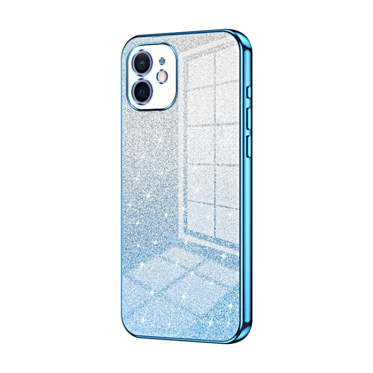 Capa de Telemóvel Electroplated com Pó de Glitter em Degradé, Para iPhone 11 Pro Max, Para iPhone 11, Para iPhone 11 Pro, Para iPhone X / XS, Para iPhone XR, Para iPhone XS Max